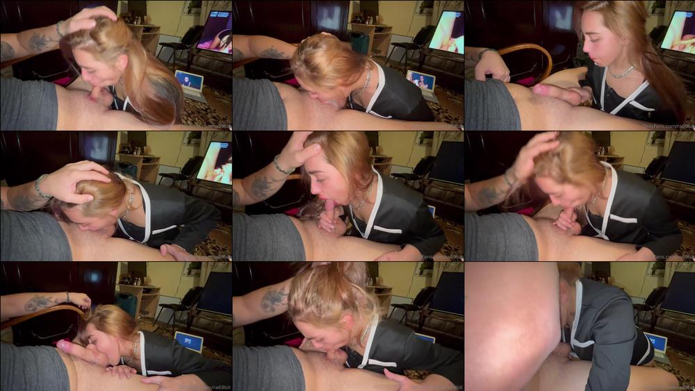 raxxxbit 01 11 2022 2663553420 the hungry bitch makes me best sloppy blowjob for cum