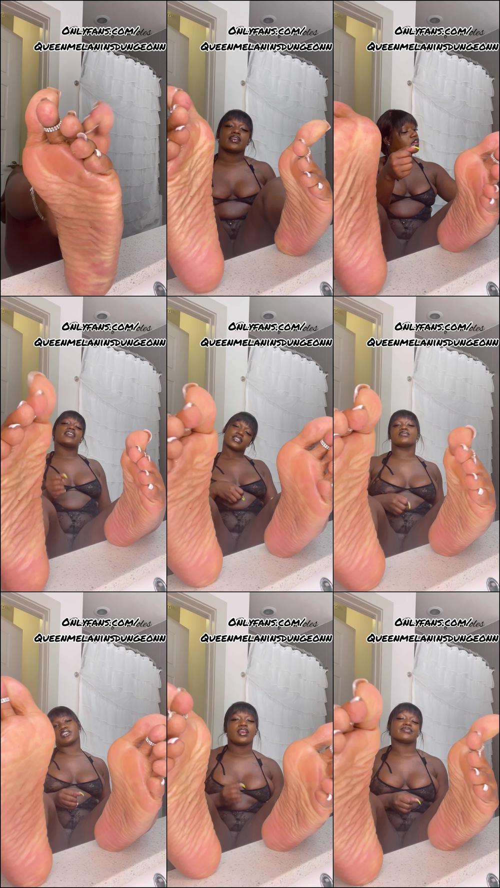 Ebony Big Feet Joi + Cei - July 06, 2022