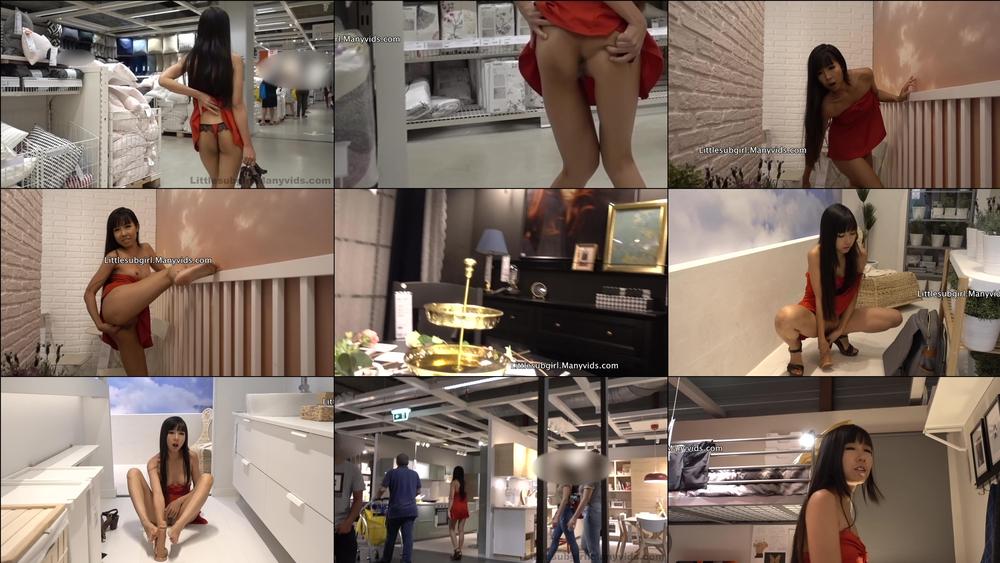 littlesubgirl crowded ikea shopping fuck anal amp squirt