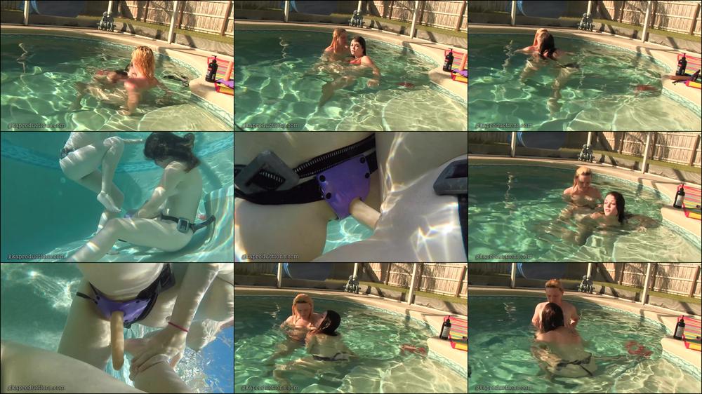 Anastasia & Amanda: Underwater Strap-On