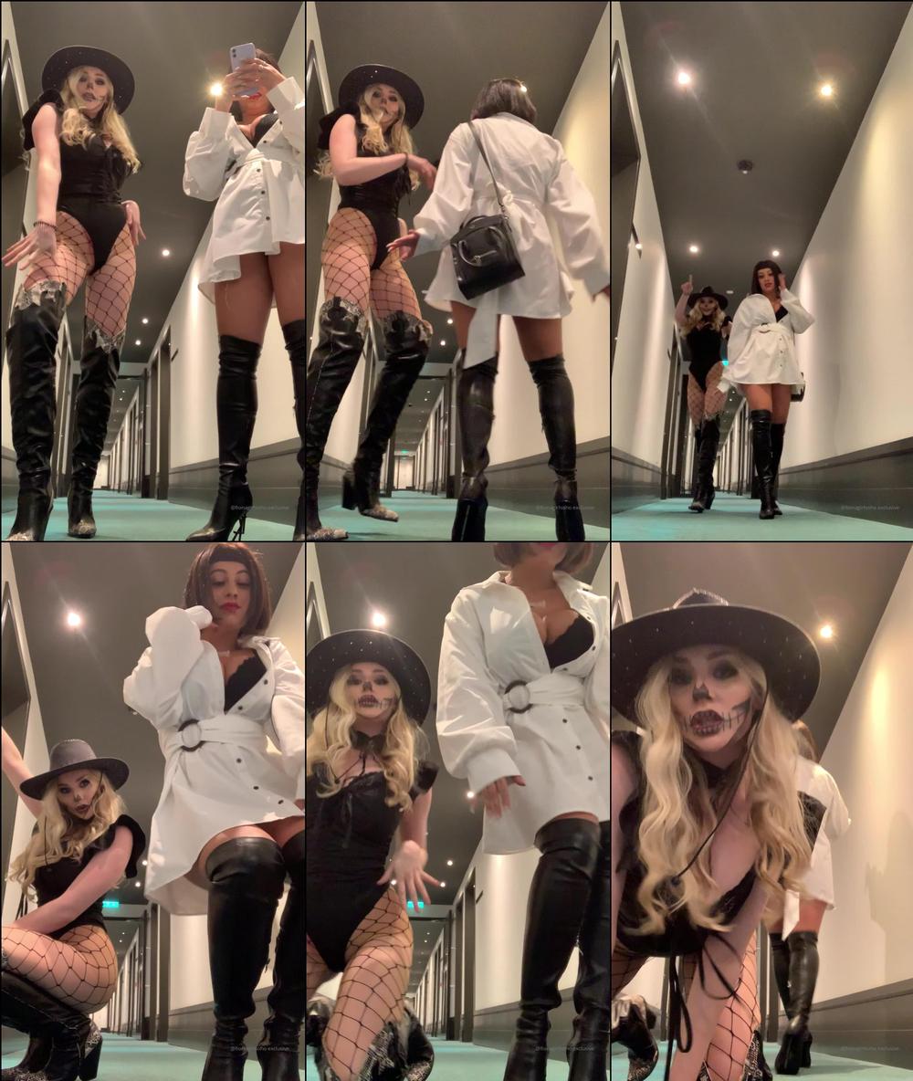 fionagirlsoho 01 11 2019 79469368 Me and Beth doing our little song and dance before we went out