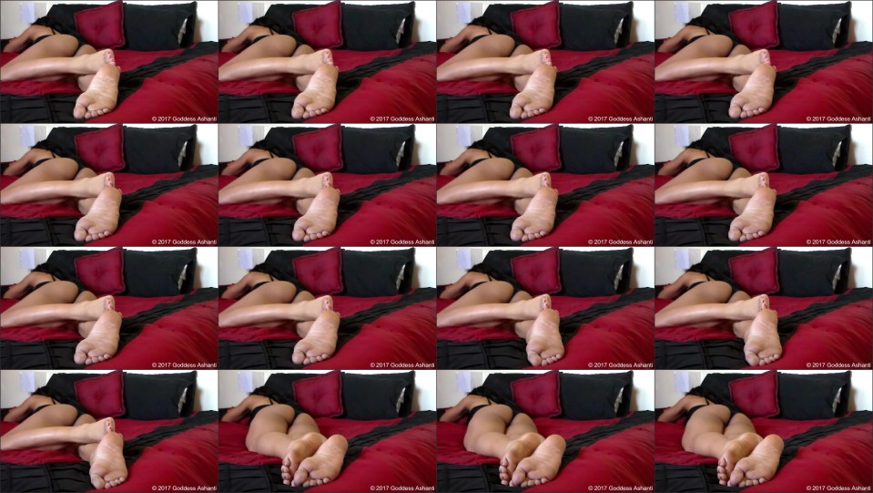Goddess Ashanti Ass And Foot Nap Voyeur