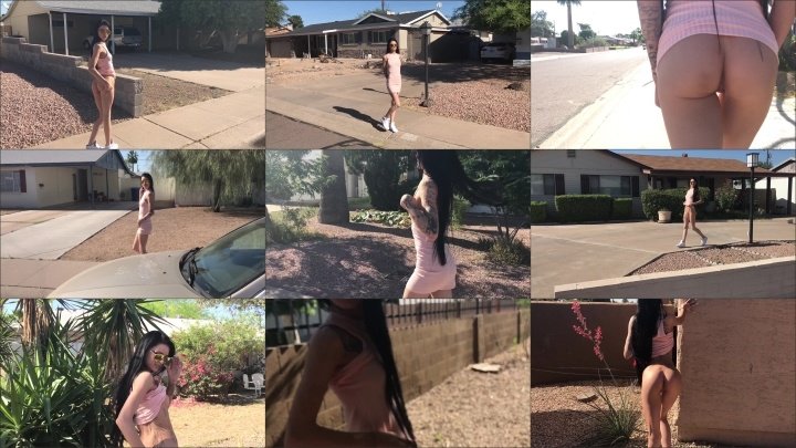 Kimberveilsaz First Outdoor Nude Walk Down Street