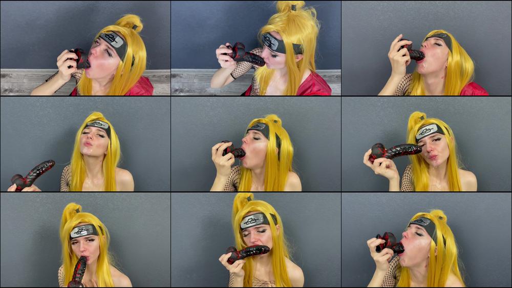Deidara Naruto) Cosplay - Dildo Sucking - Mar 11, 2022