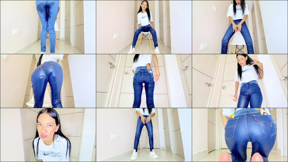 JEANS LEVIS WET AND COCK GRINDING