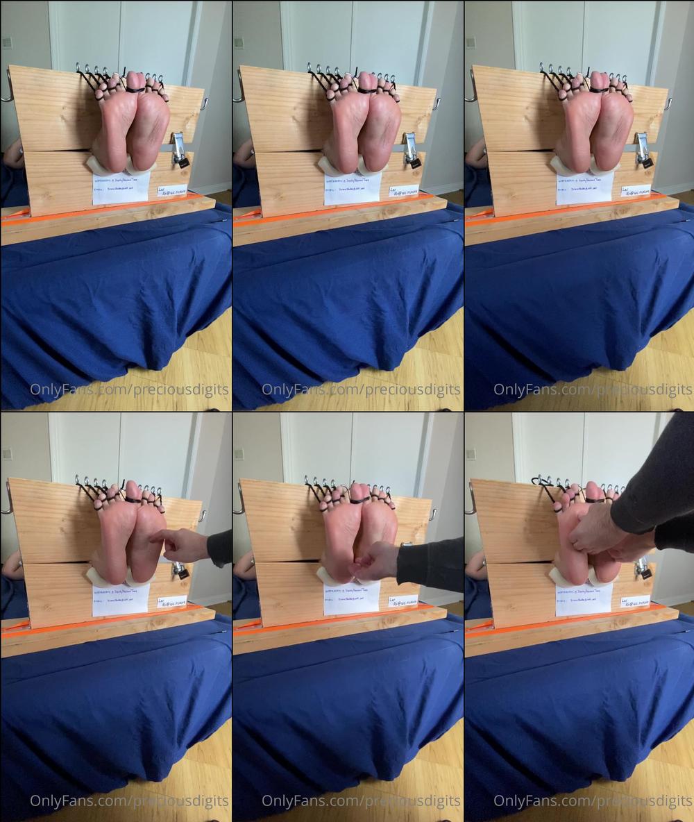 preciousdigits 01 06 2020 381449907 I had a tickle session today  This contraption was too much  