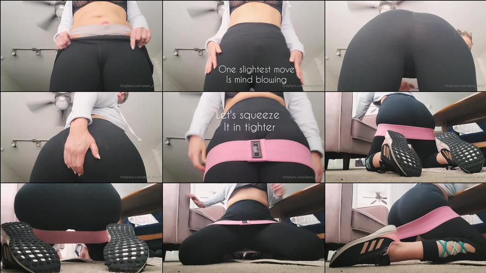 alexis anne 110497347 2021 02 17 workout wednesday time thought i would try exercising with my vibrating lush toy on and in my