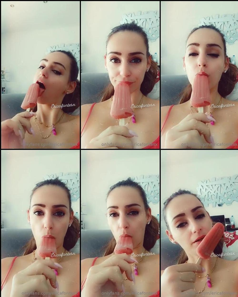 ericafontesx 02 06 2019 35196085 Video  Eat ice cream 
