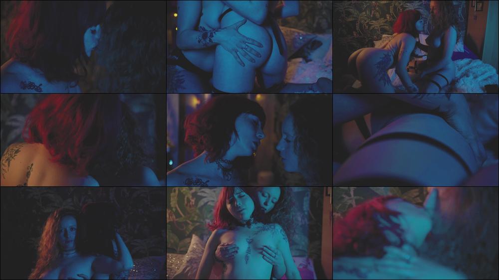 Sensual lesbian sex with Billie Mae