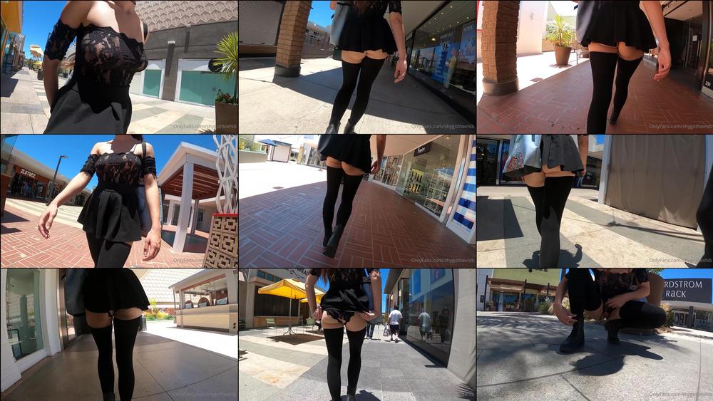 shygothexhib 09 08 2020 95440472 Here is some extra footage of me walking around a mal