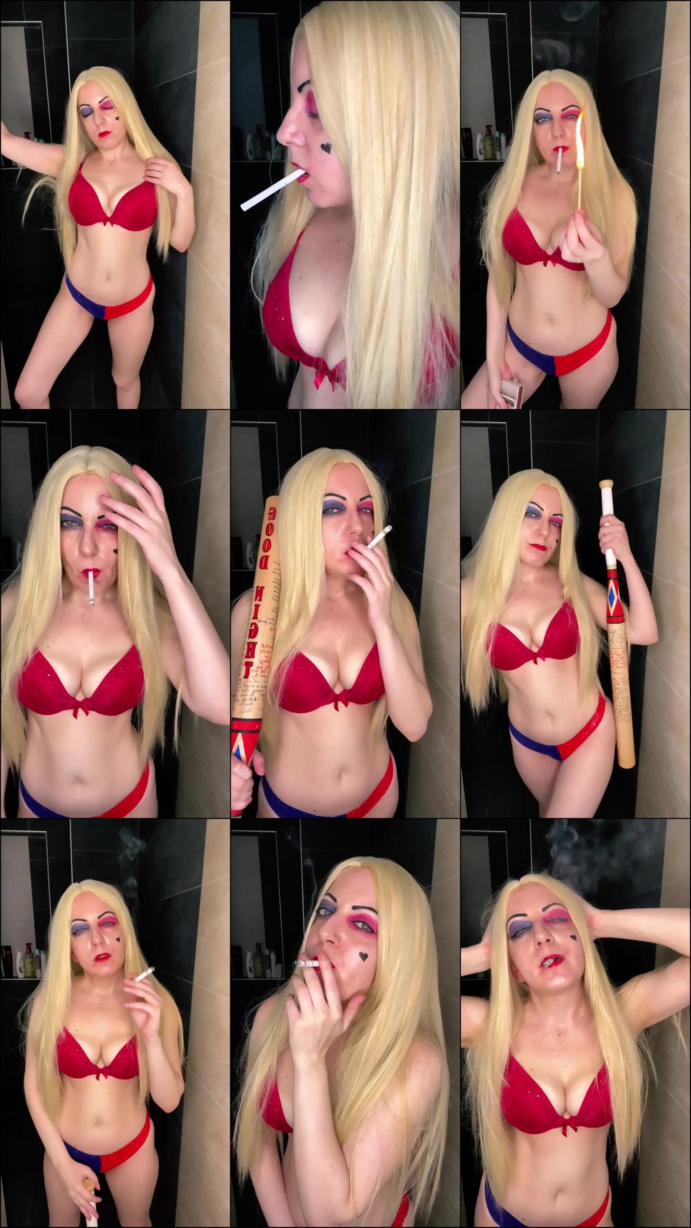 SMOKING VIDEO / HARLEY COSPLAY - November 22, 2023