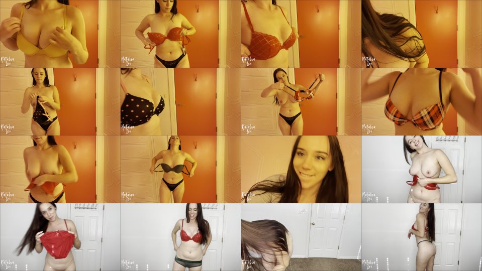 Natalialeo Trying On Bras Inside Victorias Secret