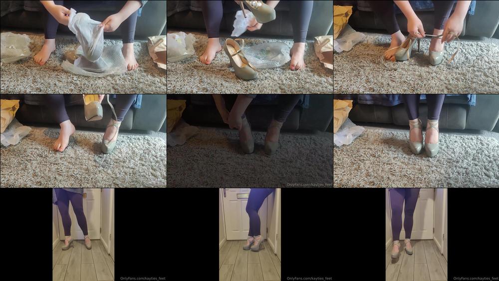 kayties feet 06 06 2023 2896666545 a wonderful fan bought me these grey strappy platform heels x if you d like to treat me and watch me showcase them for you please check out my wishlist x