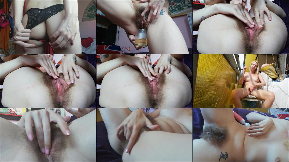 Cuteblonde666 Super Hairy Girl Compilation