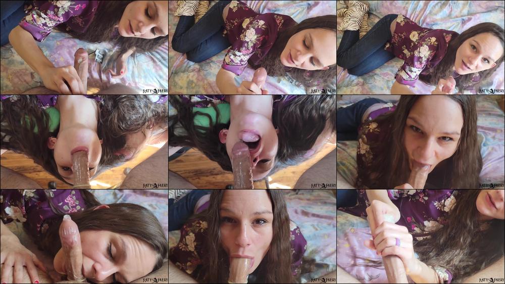 Sucking Your Condom Covered Cock - HD