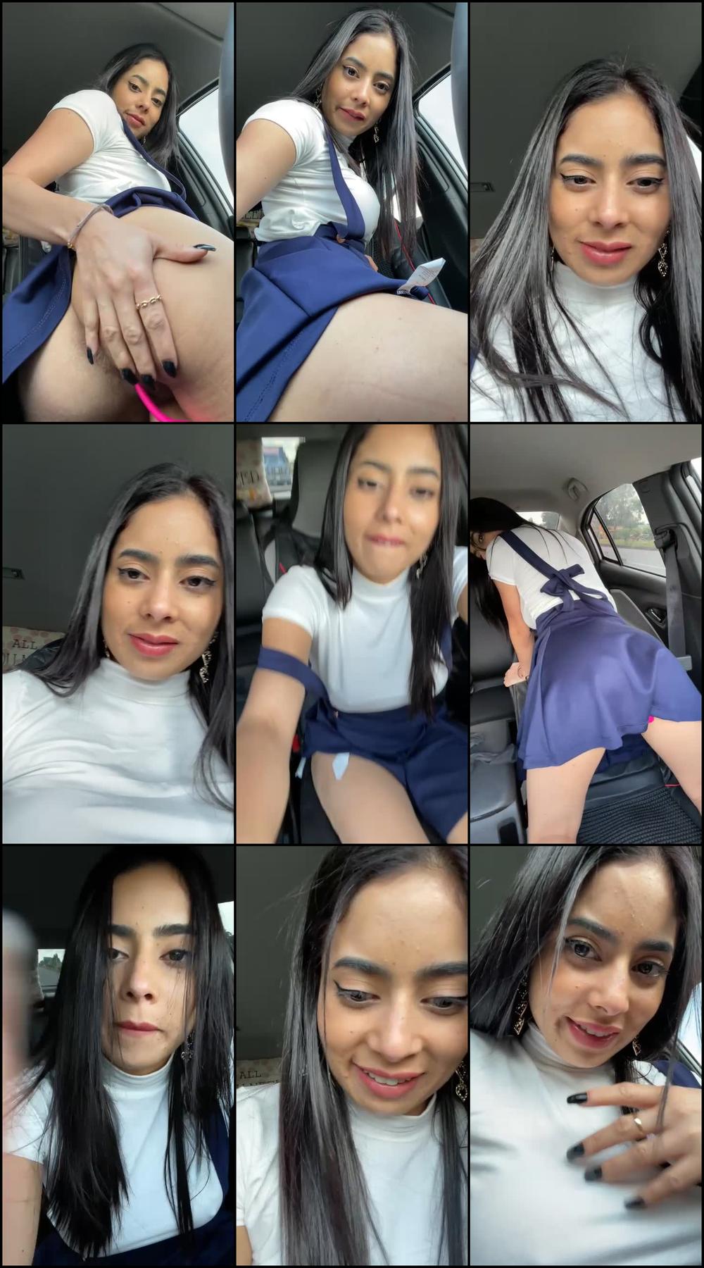 Horny Milf in Her Car