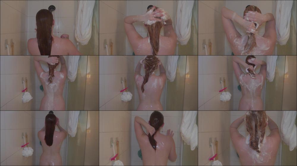 Washing my hair for a friend