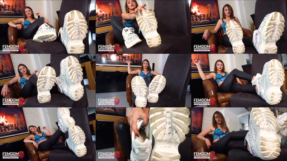 FEMDOMSQUAD Video Store - Your Tongue Washcloth And My Dirty Buffalo Sneakers Go Together ( Buffalo Shoe Fetish With Queen Marie Mueller ) - 4K Uhd Mp4
