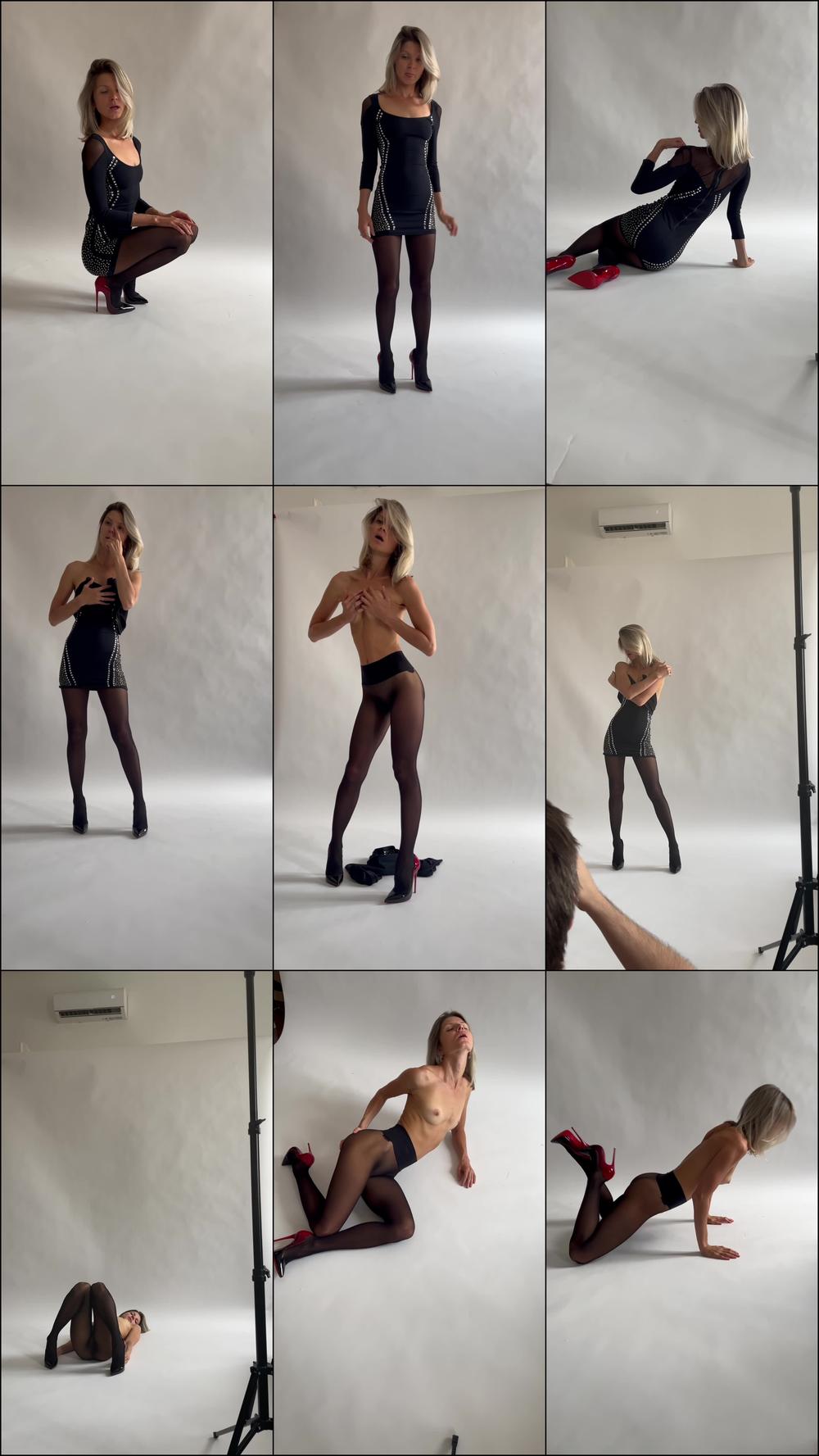 BTS elegant erotic nude hot chick