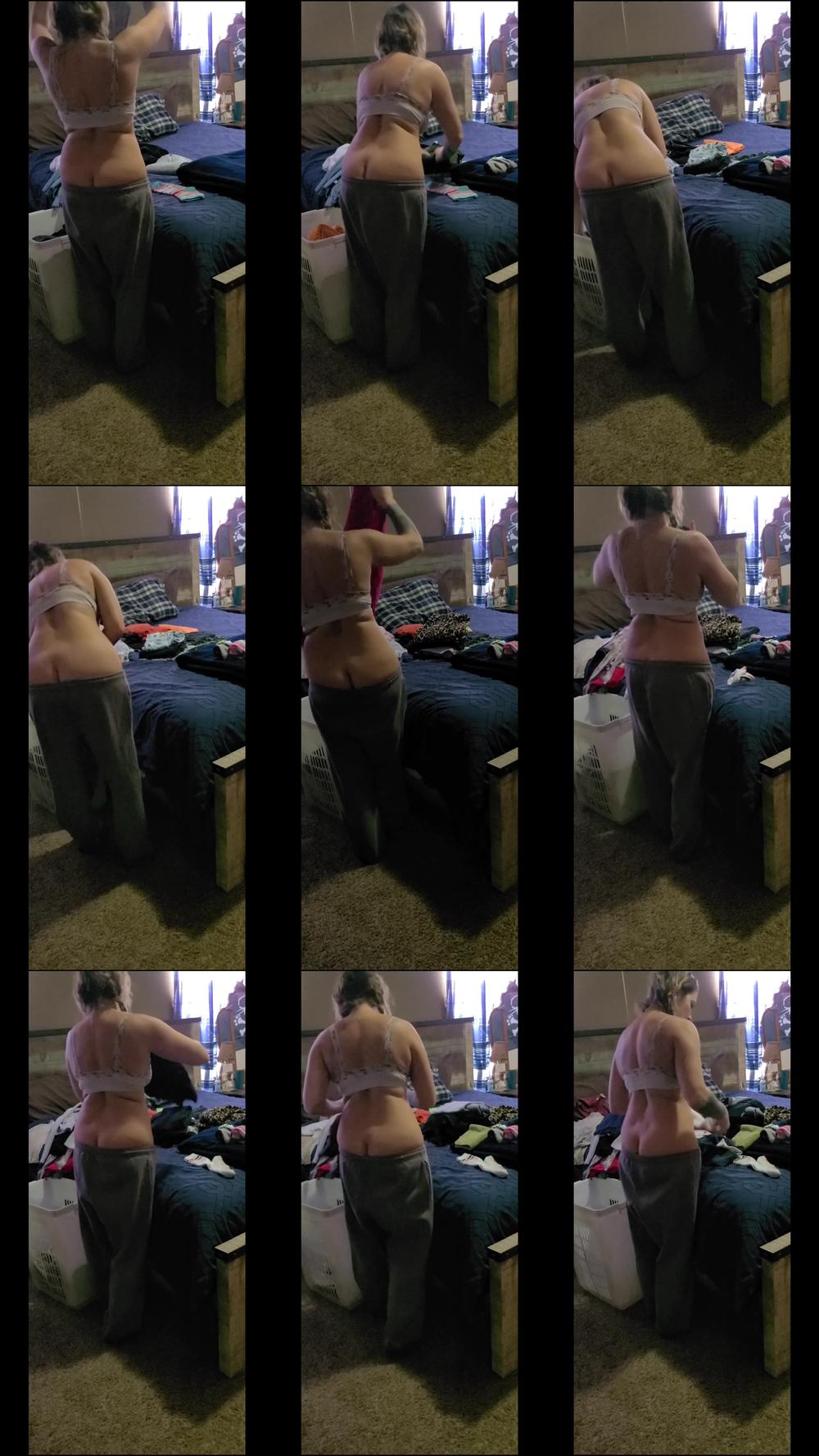 Butt Crack Folding Laundry
