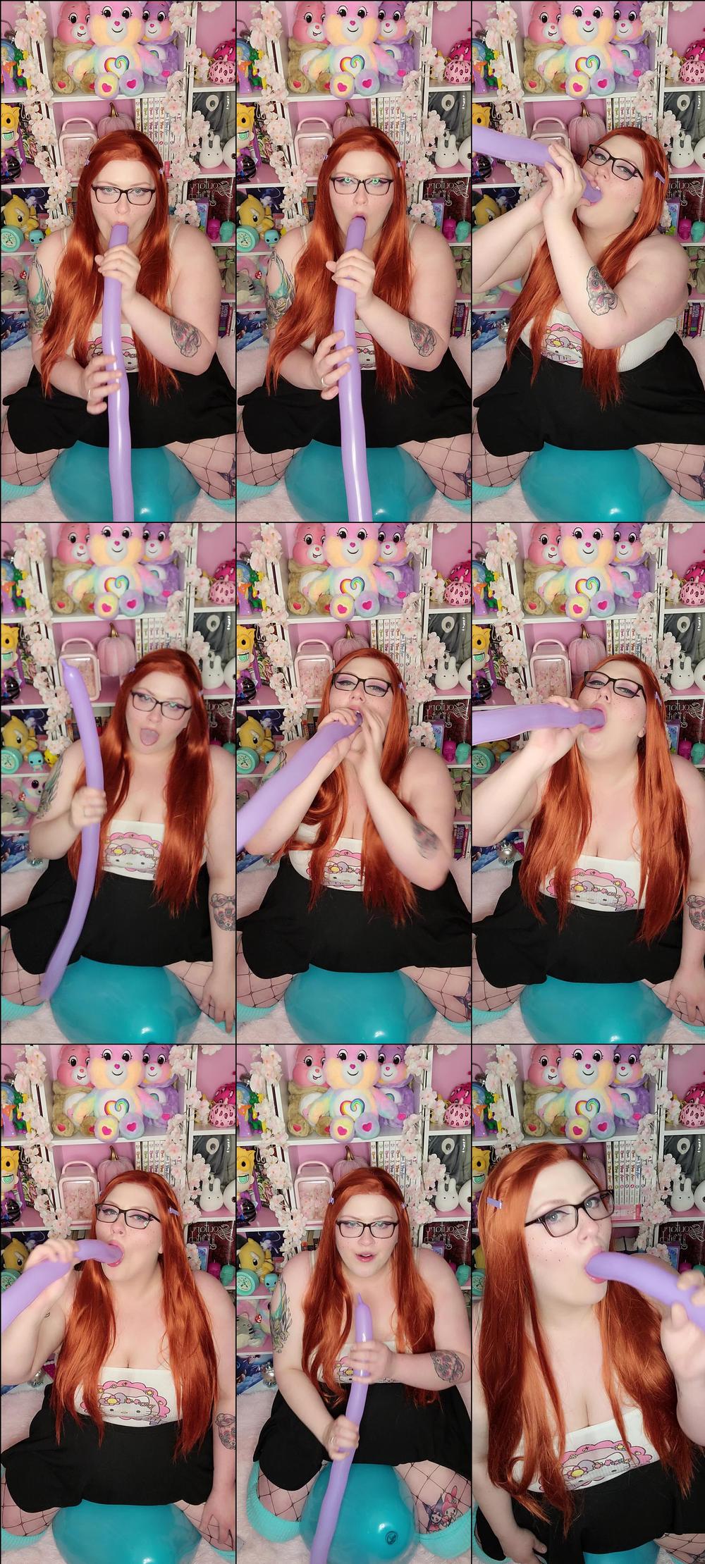 Nerdy Ginger Deepthroats Balloon Cock - March 16, 2022