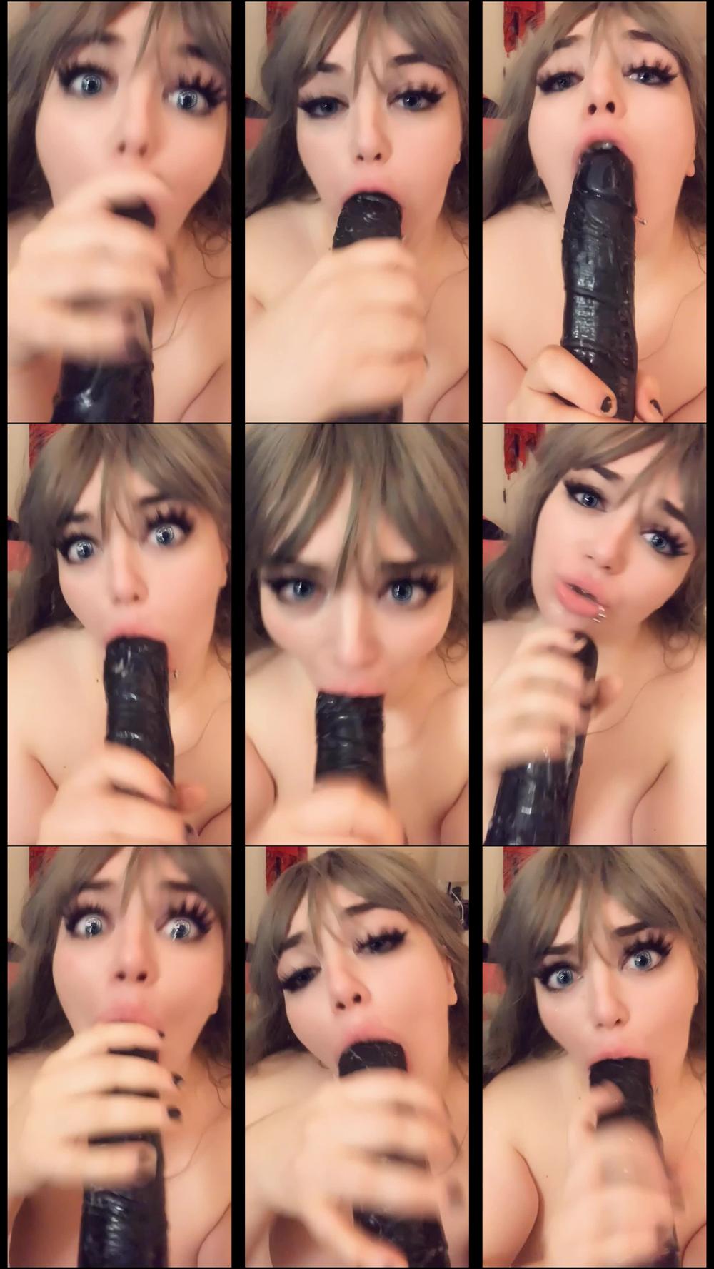 Gagging Down My Fattest Toy