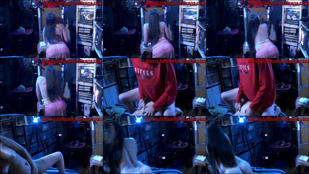 Melanie Hicks giving head thru gloryhole