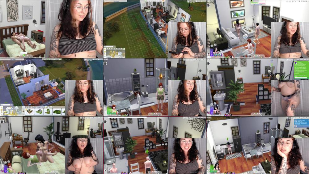 leahvonnoire 1349564460 today s livestream tittyplay and topless tattoo tour p my sims got down and dirty they finally had a threesome lol this was lots of fun thanks for tuning in 