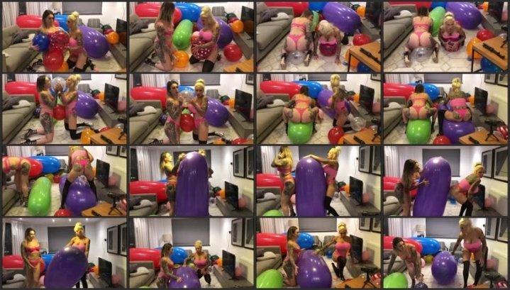 Ava Austen Balloons Grinding Amp Riding With Sophie