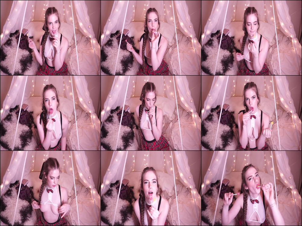 Schoolgirl Double BJ Lollipop JOI