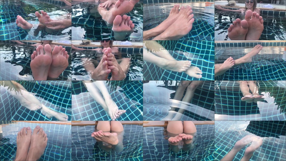 Fuckinparadise Lyanna Pool Foot Tease And Underwater