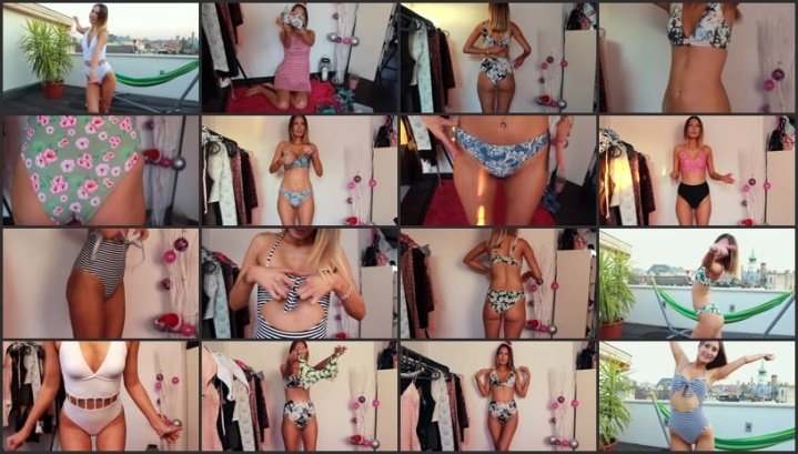 Emma Lovett Bikini Try On