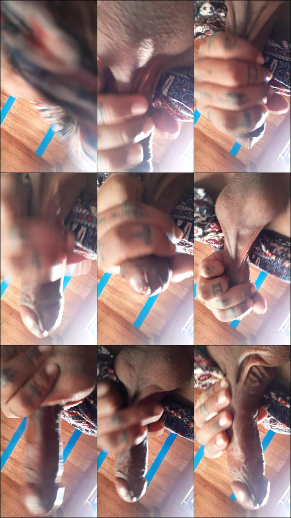 view under my thick penis