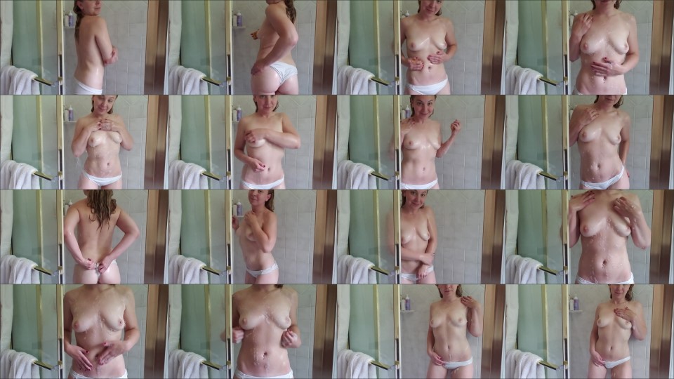 Clair Elizabeth Soaping Up In The Shower