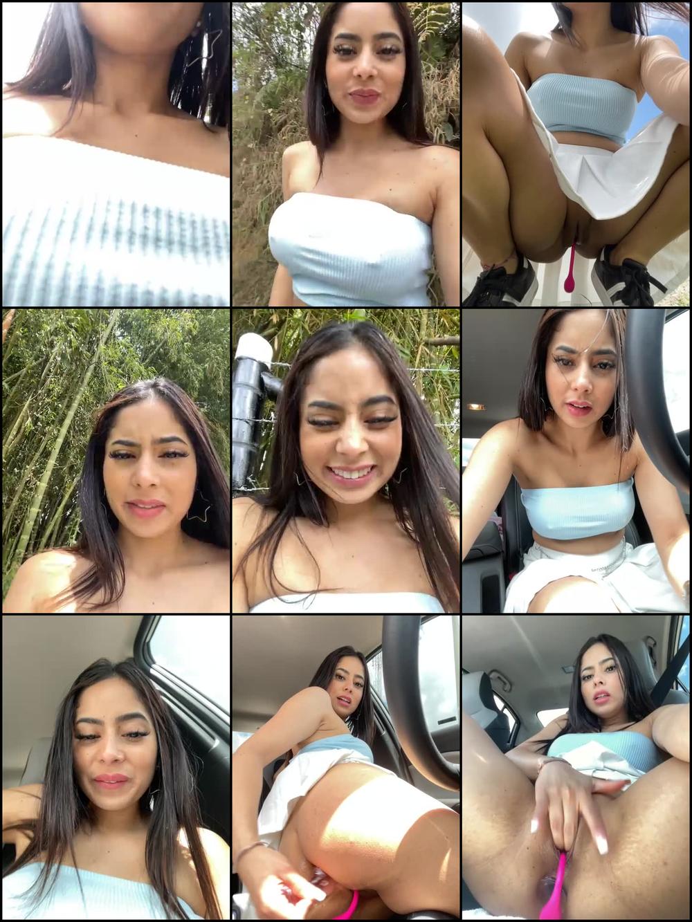 squirting masturbation car sex