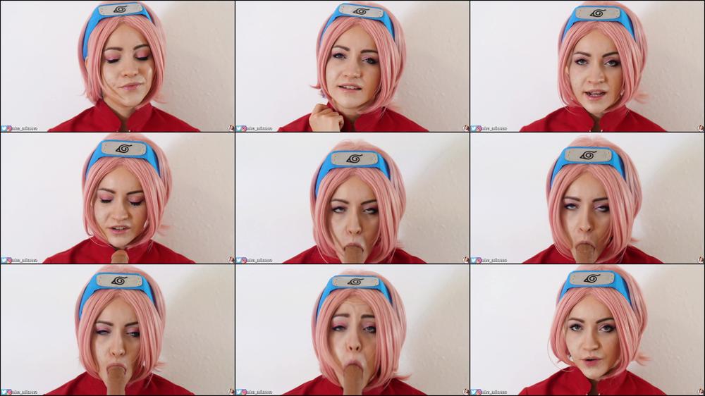 Sakura Haruno's Ahegao Blowjob