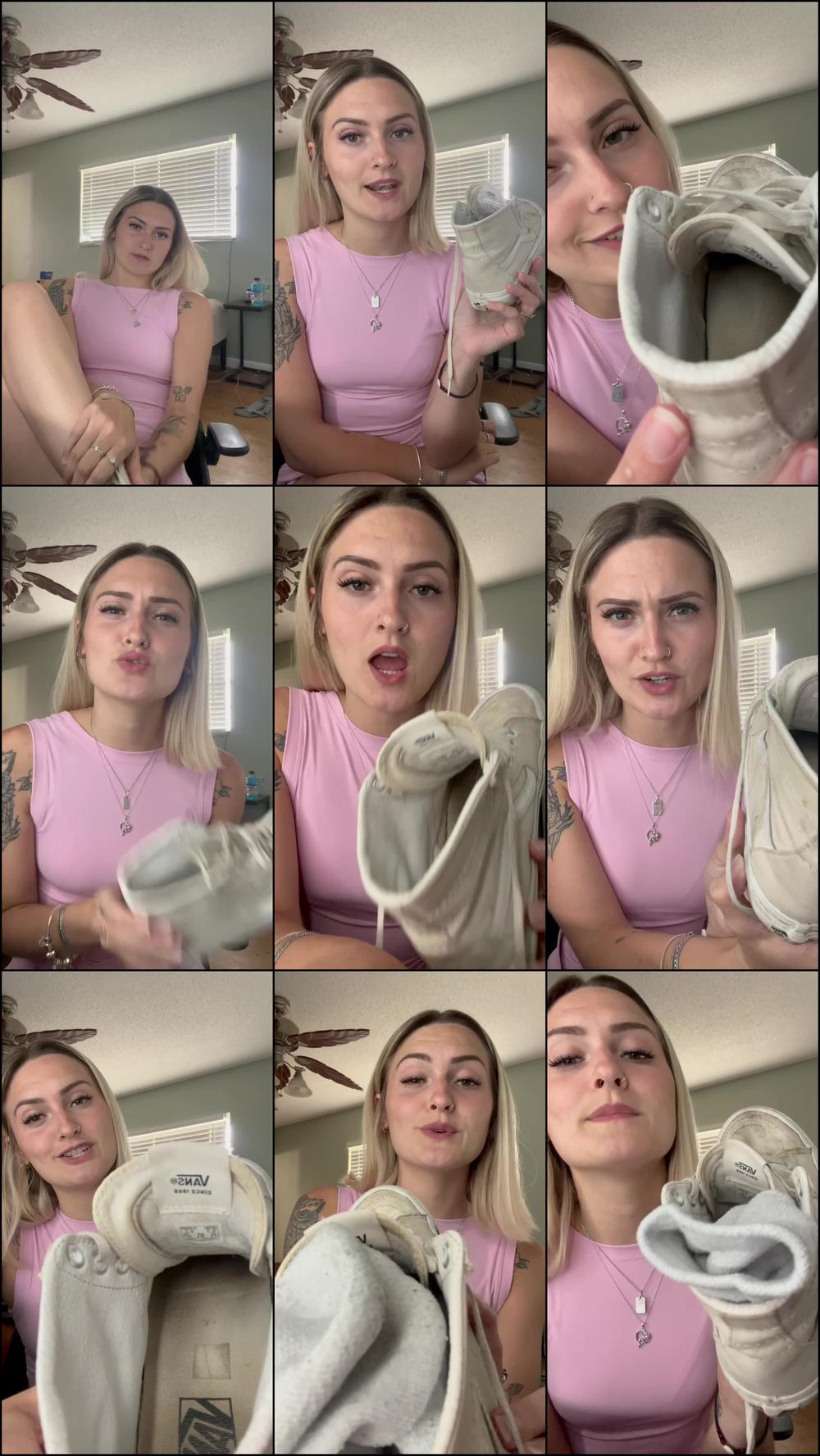Aligracee0 - Dirty sweaty gym shoe sniffing