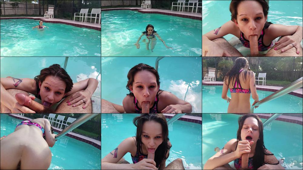 Summertime Poolside Suck-N-Fuck POV