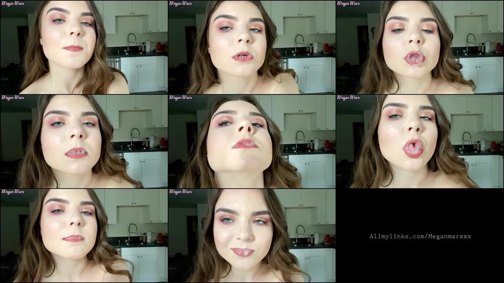 Meganmarxxx Blowing Spit Bubbles