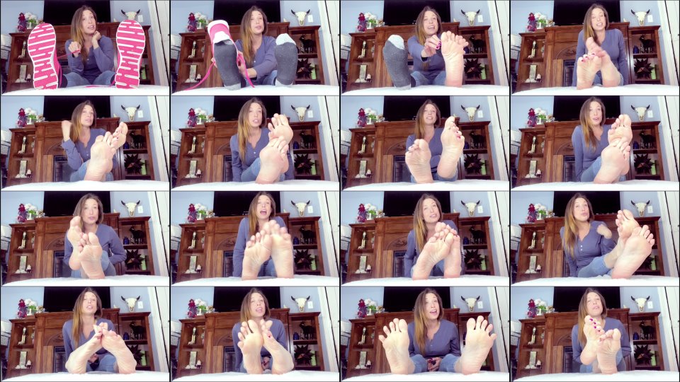 Queenmothersoles Toe Wiggle Ankle Cross Joi