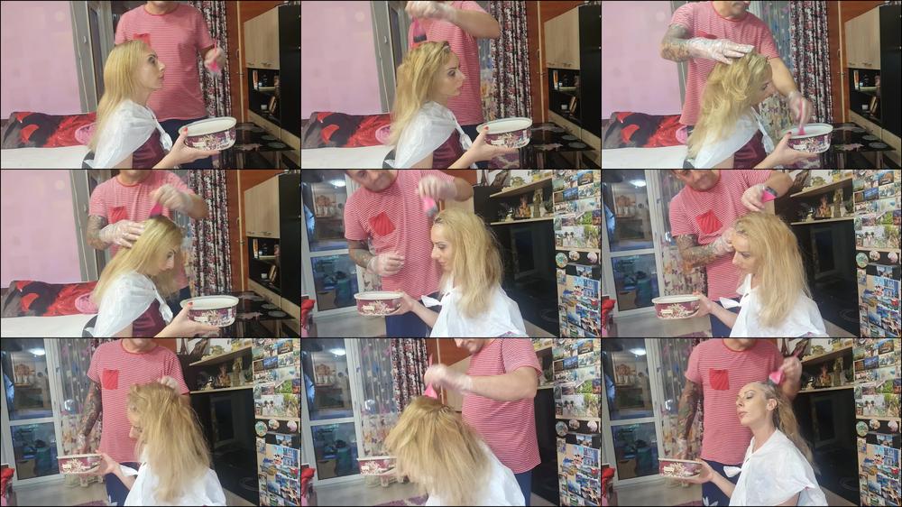 Kinkyporncpl Bleaching My Hair