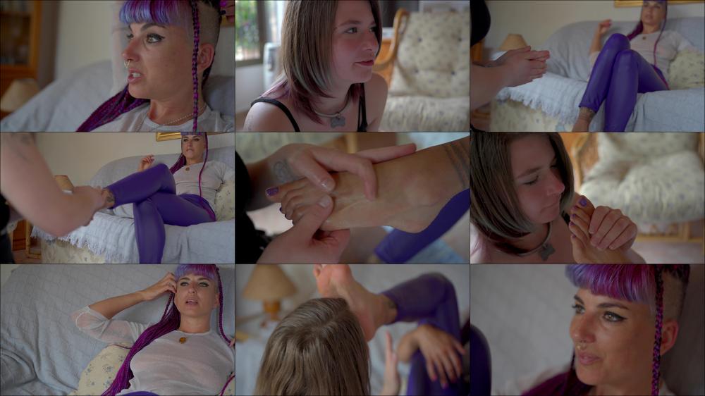 Free Extended: Foot Slut gets Fucked with Strap-On