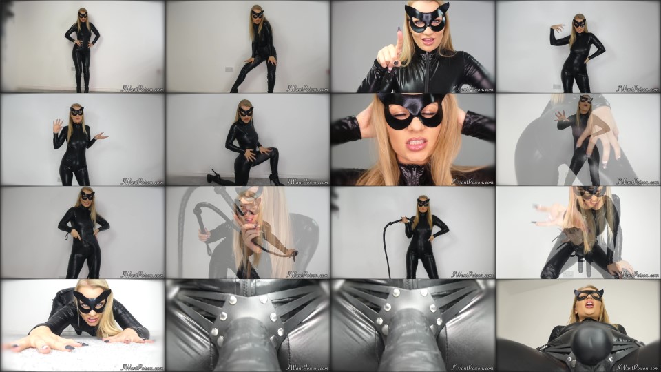 Goddess Poison - Cat Woman Fucks Her Bat Bitch!