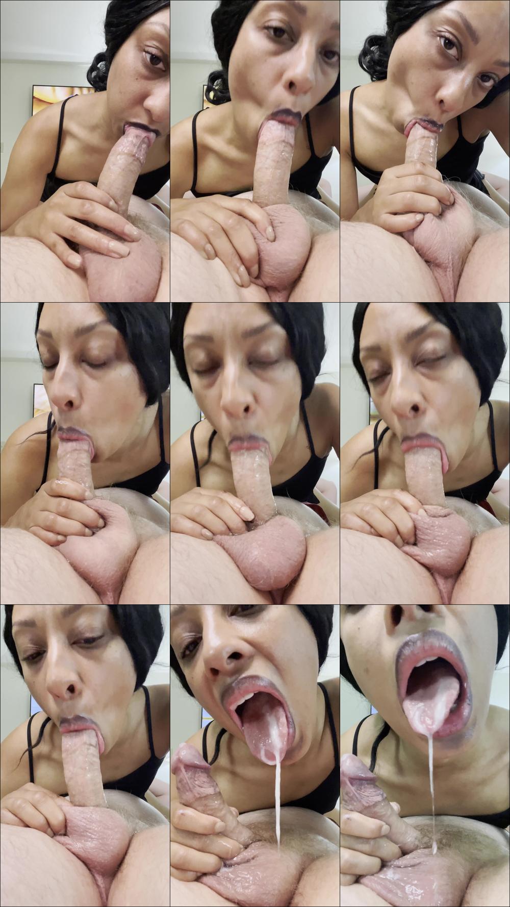 Cock Sucking Mouth Cumshot Pt 2