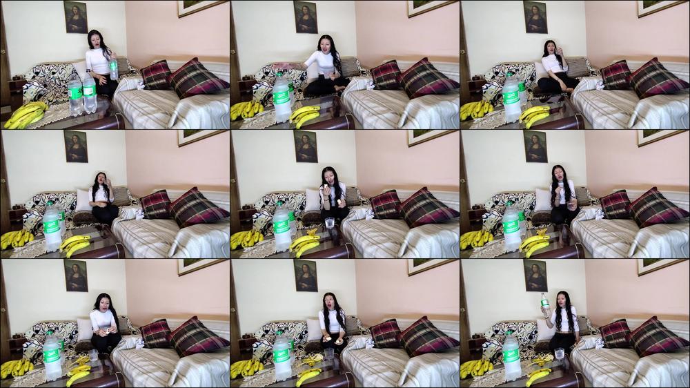 PART 1 I BURP A LOT WHILE I TRY TO EAT SODA AND BANANAS