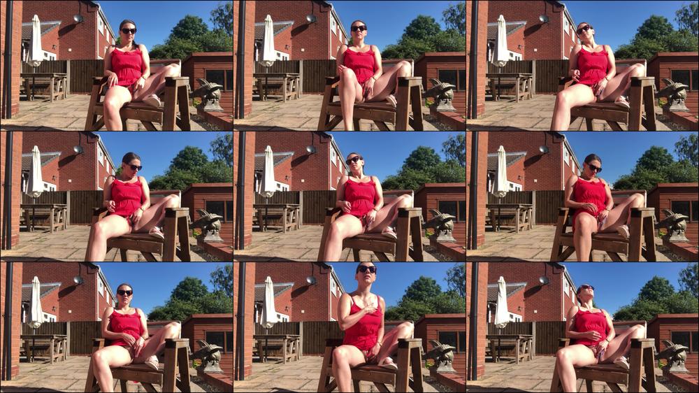 Fingering Myself in the Garden