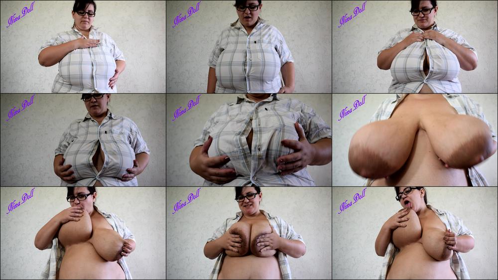 I broke those buttons with my boobs