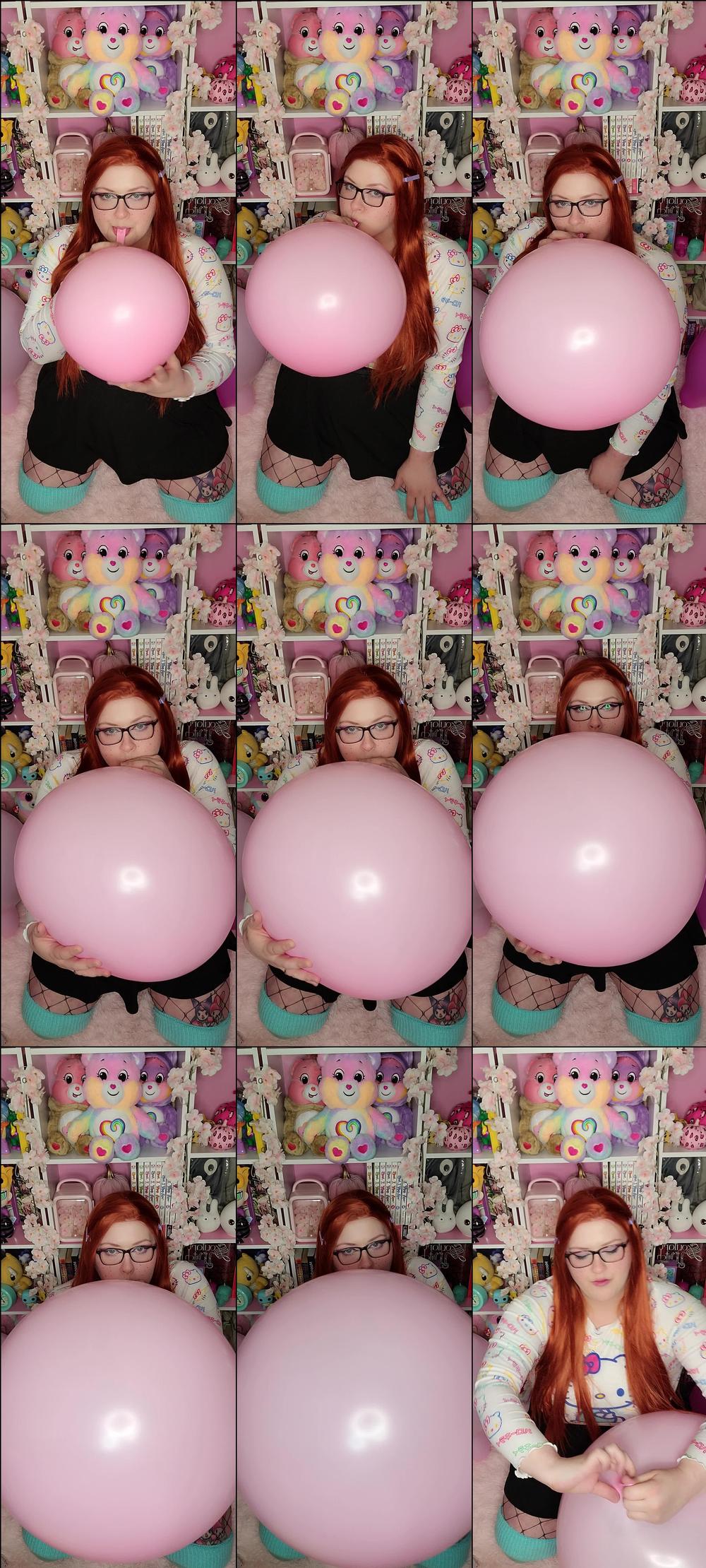 Nerdy Ginger Blows 24" Balloon - March 16, 2022