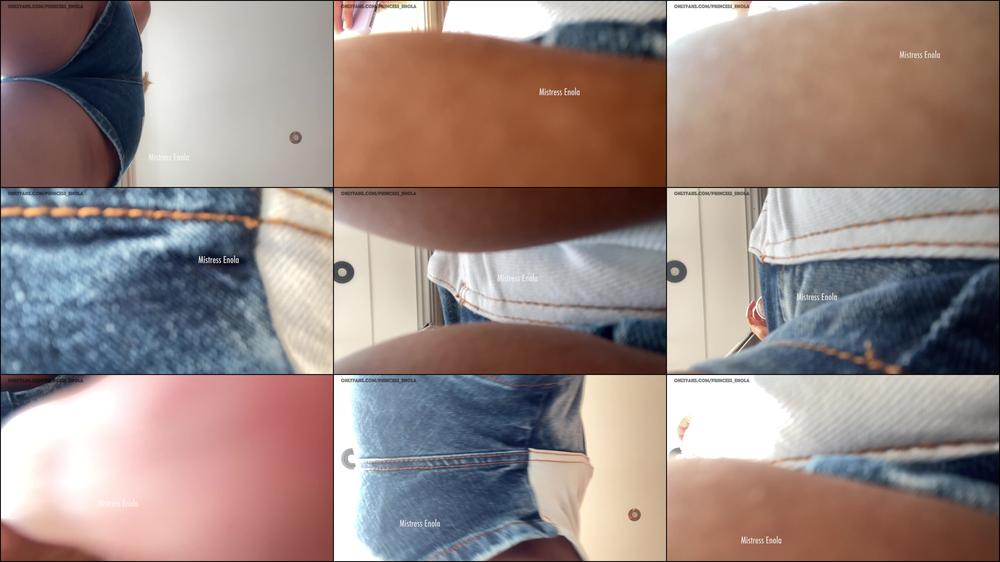 Mistress Enola Fetish - Enola - Pov Under My Ass - Stay Quiet Under My Butt, Facesitting, Crushing, Squeezing ( Full Hd)