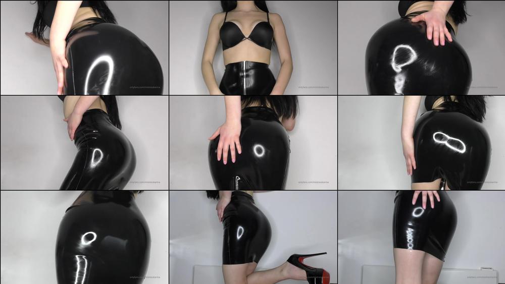 mistresskarina 3143593 2019 02 09 latex ass worship full 6 min clip
